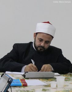 الشيخ خالد تقي الدين، مدير الشئون الإسلامية باتحاد المؤسسات الإسلامية في البرازيل