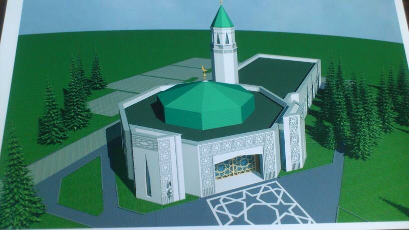 بدأ العمل في بناء أول مسجد جامع في تاريخ هذه المنطقة النائية من روسيا