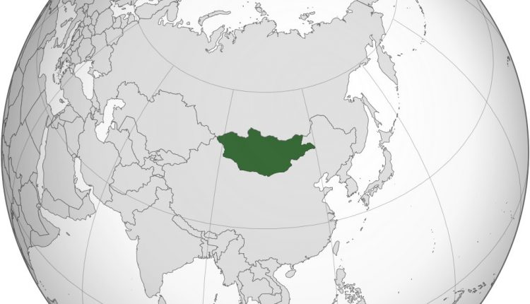 موقع جمهورية منغوليا على الخريطة.
