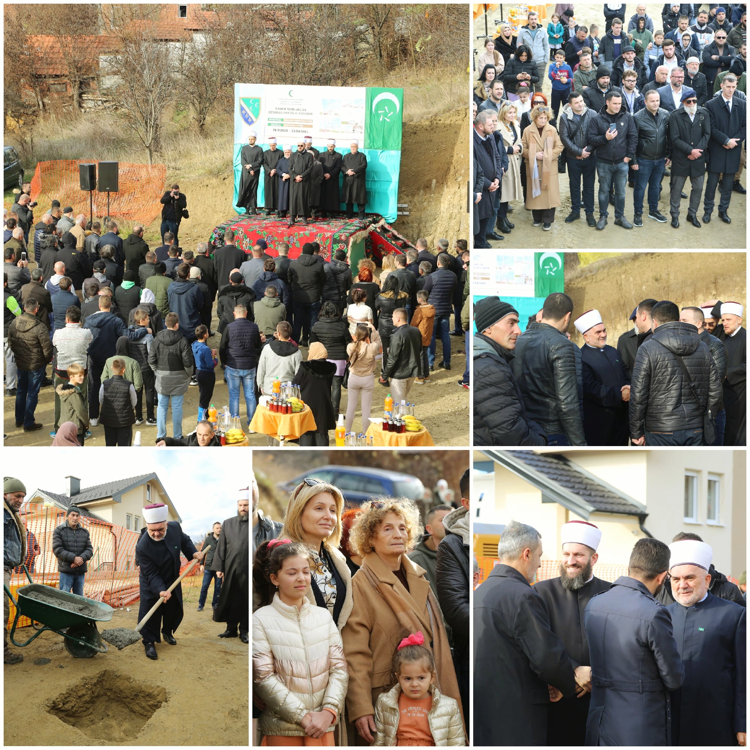 مفتي صربيا يضع حجر أساس مسجد جديد في مدينة نوفي بازار