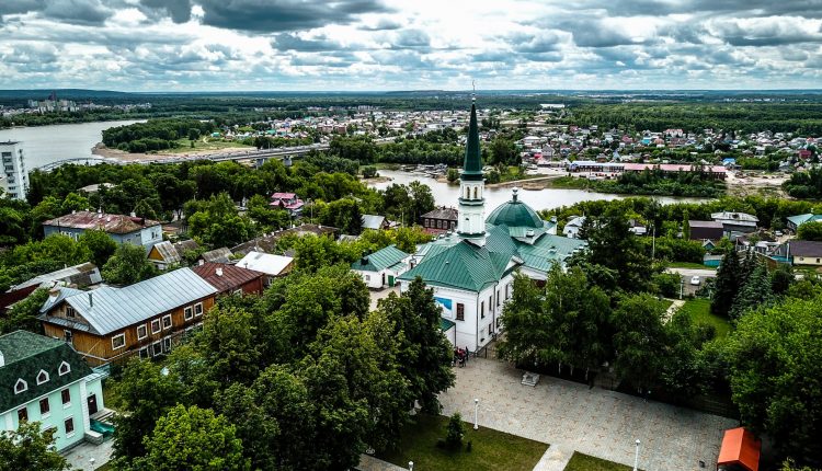 المسجد الجامع الأول في مدينة “أوفا” كان يعد المسجد الأهم في روسيا حتى العام 1920م