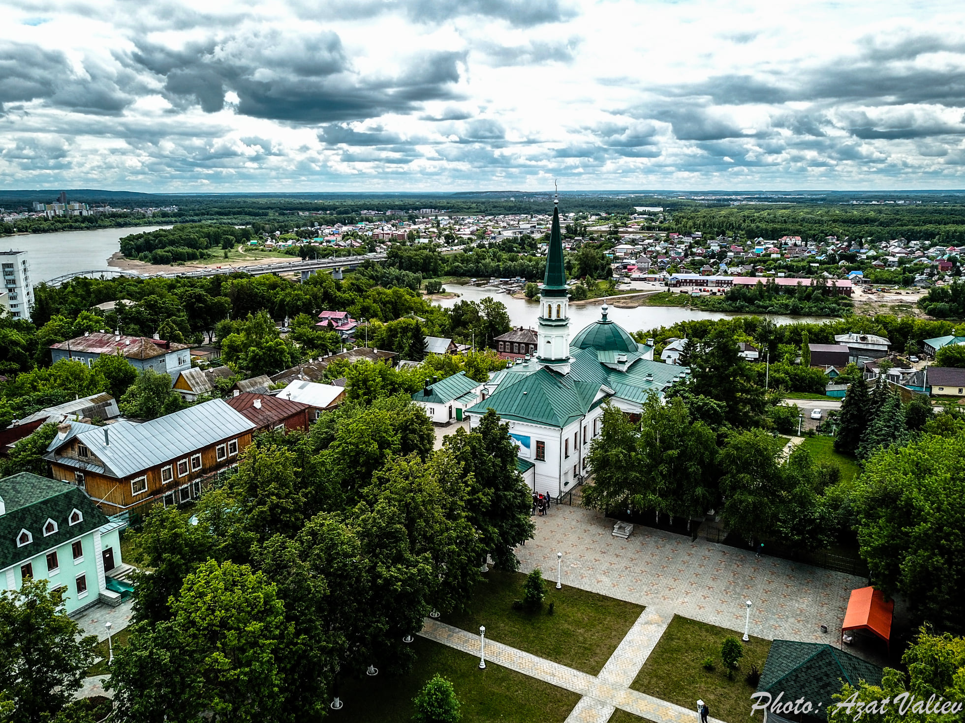 المسجد الجامع الأول في مدينة "أوفا" كان يعد المسجد الأهم في روسيا حتى العام 1920م