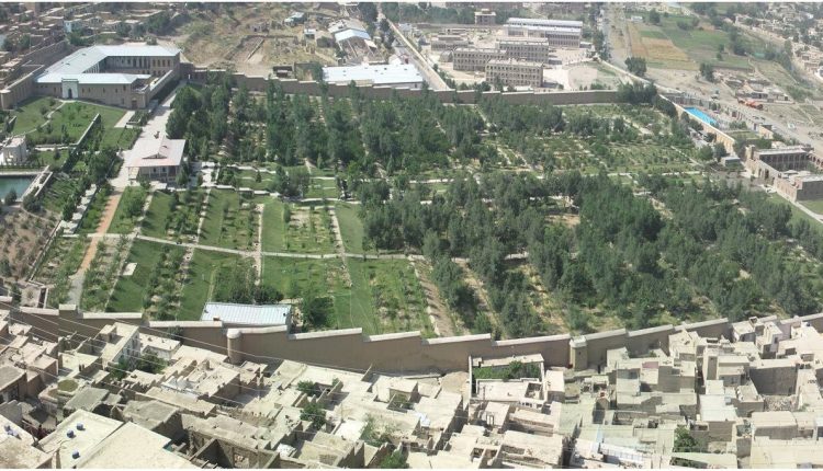 حديقة بابر في كابل بأفغانستان.