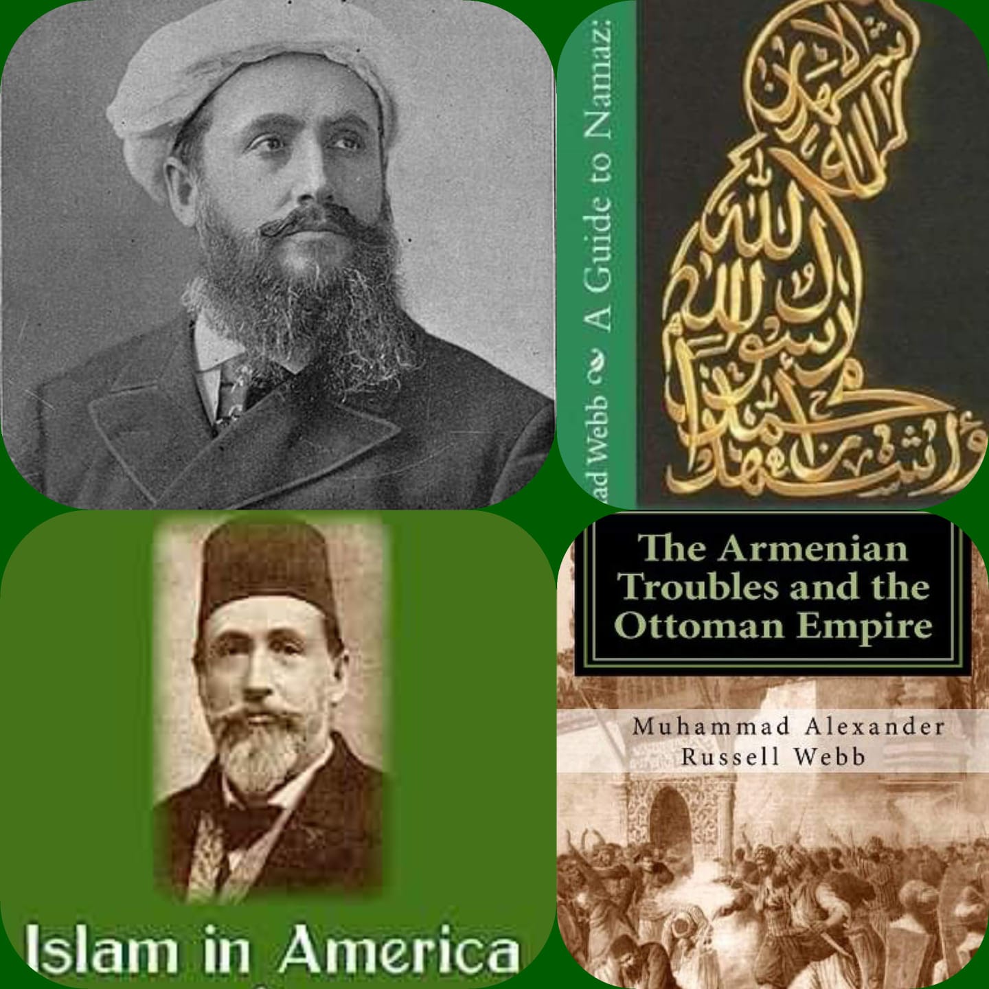وضع الصحفي الأمريكي "ألكسندر راسل ويب"، البذور الأولى للدعوة والصحافة الإسلامية في الولايات المتحدة في أواخر القرن التاسع عشر.