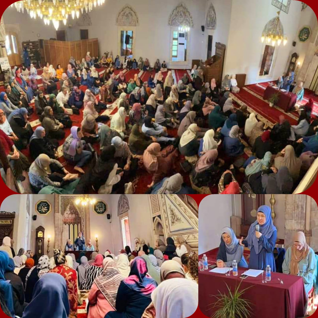 نظم قسم المرأة احتفالية بالذكرى العطرة للمولد النبوي في جامع سنان باشا بمدينة بريزرن